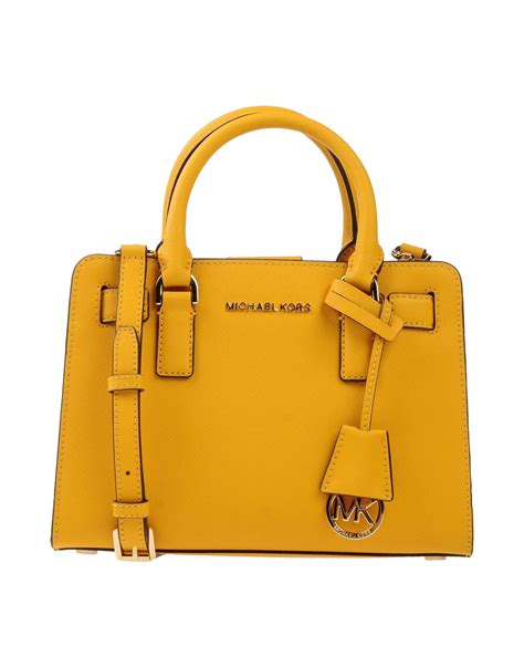 michael kors yellow purse ebay|Michael Kors yellow tote bag.